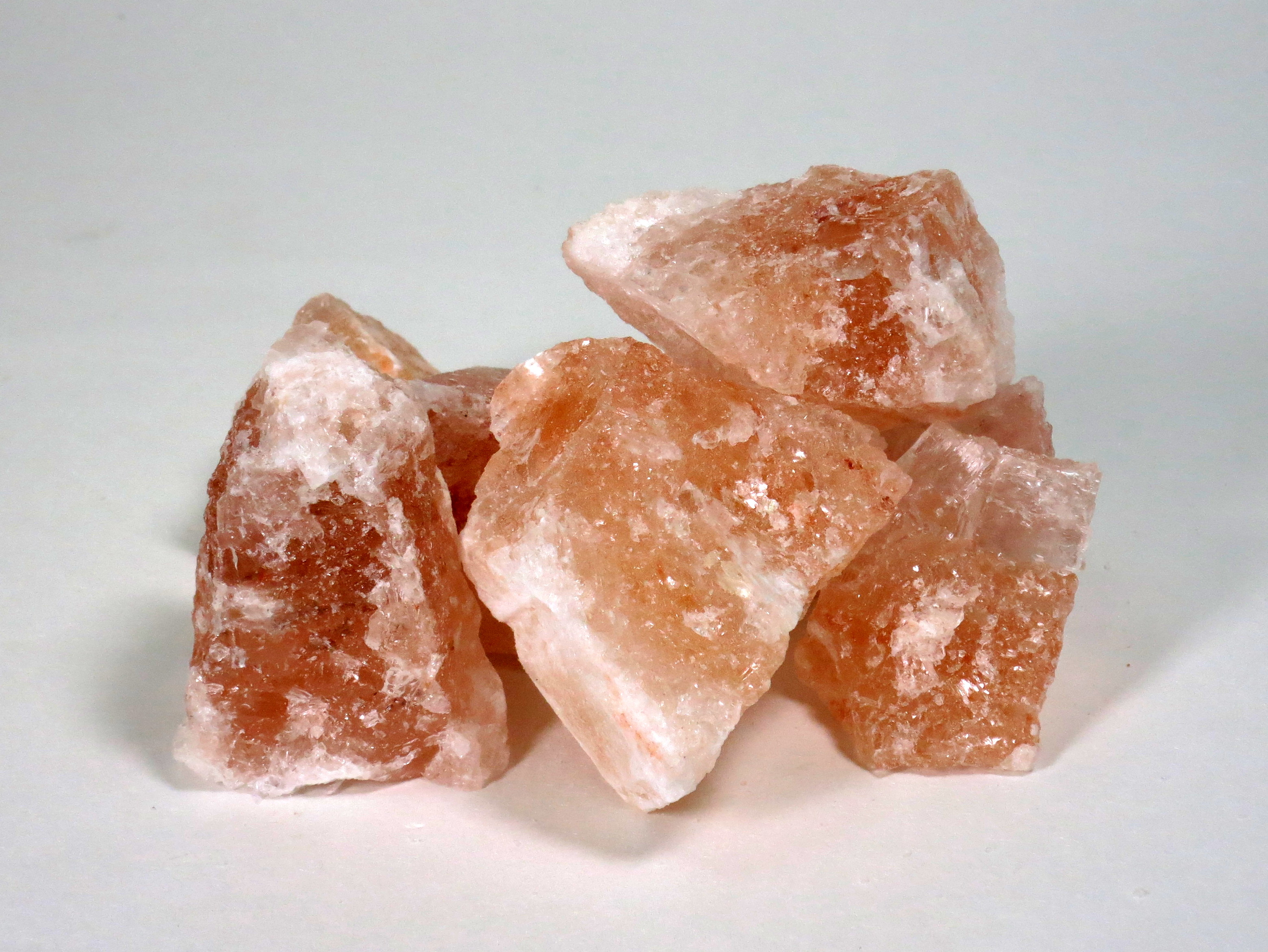 Гималайская соль: Кристаллы розовой гималайской соли, 1 кг, 4-6 см, мешок без маркировки